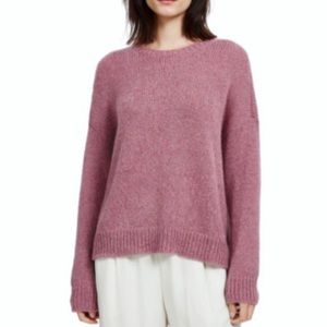 NWT Eileen Fisher Airspun Wool Mohair Sachet Sweater